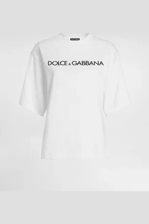 Dolce & Gabbana T-shirt M/corta Giro - Woman T-shirts And Sweatshirts Cotton Xxs