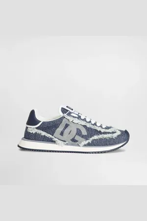 Dolce & Gabbana Mixed-material Dg Cushion Sneakers - Woman Sneakers 35.5