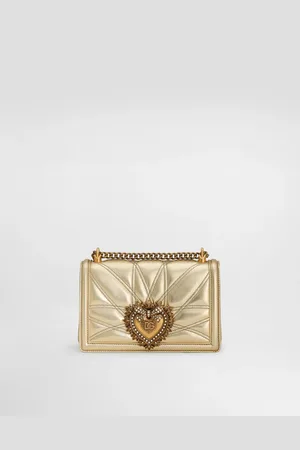 Dolce & Gabbana Medium Devotion Bag In Quilted Nappa Leather - Woman Shoulder And Crossbody Bags Leather Onesize