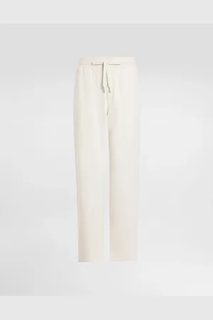 Dolce & Gabbana Stretch Jersey Jogging Pants With Embroidery - Man Pants And Shorts 48