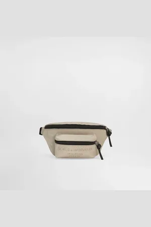 Dolce & Gabbana Nylon Belt Bag With Logo - Man Accessories Onesize