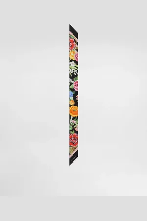 Dolce & Gabbana Floral- Twill Headscarf (6x100) - Woman Scarves And Silks Onesize