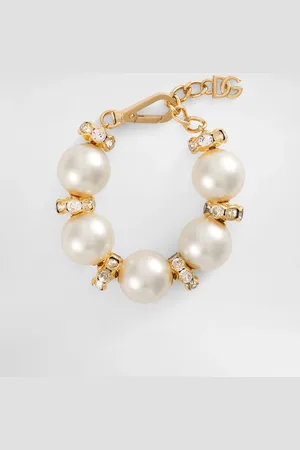 Dolce & Gabbana Bracelet With Maxi-spheres And Dg Logo - Woman Bijoux Metal Onesize