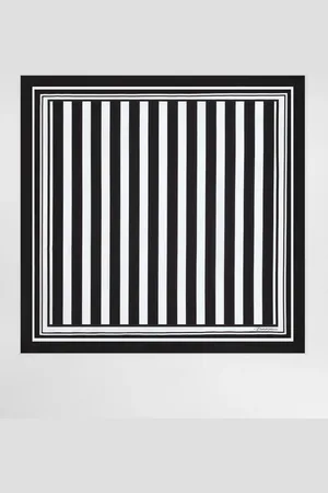Dolce & Gabbana Striped-print Silk Twill Foulard (90 X 90) - Man Scarves And Silks Onesize