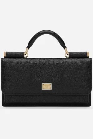 Dolce & Gabbana Dauphine-print Calfskin Mini Bag - Woman Clutches Mini And Micro Bags Leather Onesize