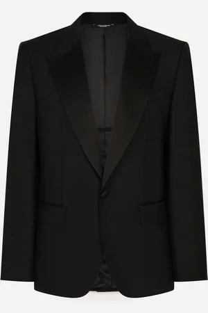 Dolce & Gabbana Single-breasted Flannel Taormina-fit Jacket - Man Suits And Blazers 46