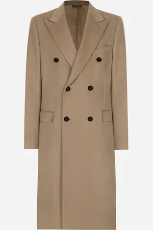 Dolce & Gabbana Double-breasted Cashmere Coat - Man Coats And Jackets 46