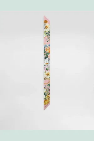 Dolce & Gabbana Floral- Twill Headscarf (6x100) - Woman Scarves And Silks Onesize