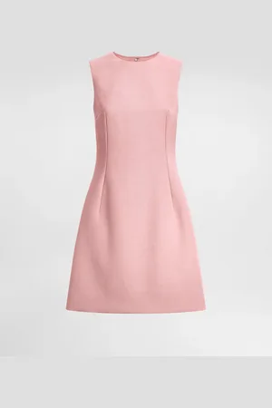 Dolce & Gabbana Wool Crepe Midi Fit-and-flare Dress - Woman Dresses 36