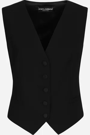 Dolce & Gabbana Wool Twill Vest - Woman Blazers 36