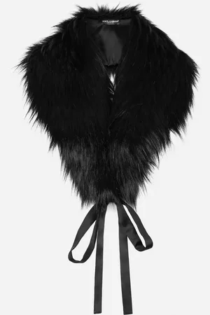 Dolce & Gabbana Faux Fur Collar - Woman Scarves And Silks Faux Fur Onesize