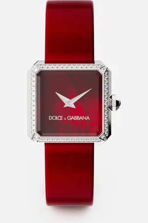 Dolce & Gabbana Sofia Steel Watch With Colorless Diamonds - Woman Watches Red Onesize