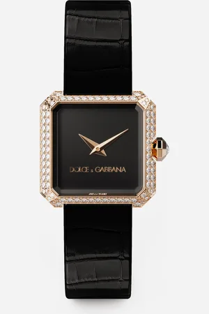Dolce & Gabbana Gold Watch With Diamonds - Woman Watches Onesize