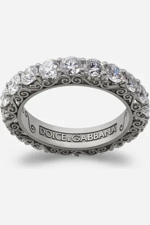 Dolce & Gabbana Sicily Ring In With Diamonds - Woman Rings 54