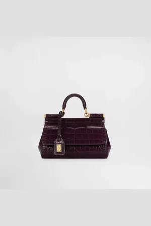 Dolce & Gabbana Elongated Sicily Handbag In Alligator Leather - Woman Special Selection Onesize
