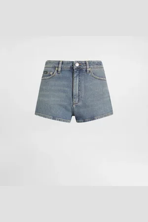 Dolce & Gabbana Denim Shorts - Woman Denim And Jeans Multi-colored 36