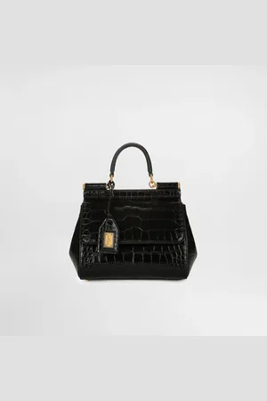 Dolce & Gabbana Medium Sicily Handbag In Alligator Leather - Woman Special Selection Onesize
