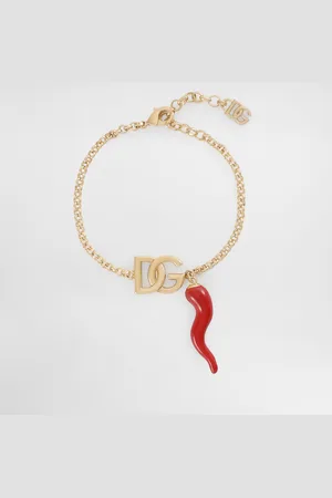 Dolce & Gabbana Bracelet With Dg Logo And Horn Charm - Woman Bijoux Metal Onesize
