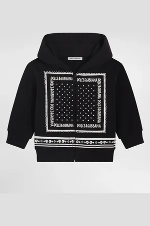 Dolce & Gabbana Hoodie With Bandanna Print - Man Topwear 6/9 Months