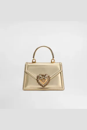 Dolce & Gabbana Small Devotion Bag In Mordore Nappa Leather - Woman Shoulder And Crossbody Bags Leather Onesize