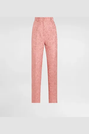 Dolce & Gabbana Tailored Quilted Floral Jacquard Pants - Woman Pants And Shorts 36