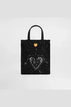 Dolce & Gabbana Small Cordonetto Lace Beatrice Bag - Woman Shoulder And Crossbody Bags Cotton Onesize