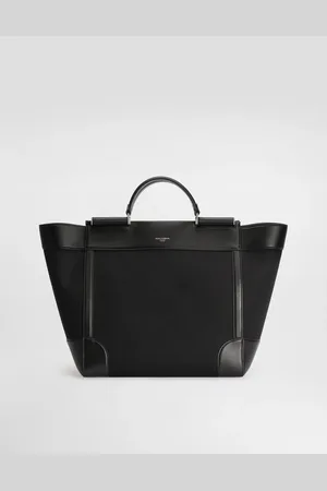 Dolce & Gabbana Calfskin And Panama Bag - Man Crossbody Bags Onesize