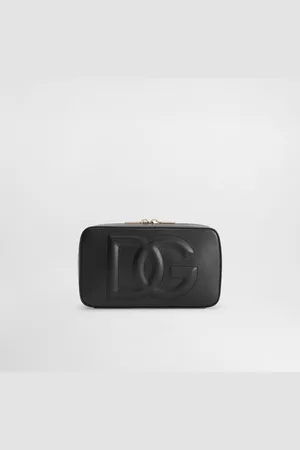 Dolce & Gabbana Small Calfskin Camera Bag With Logo - Woman Shoulder And Crossbody Bags Leather Onesize