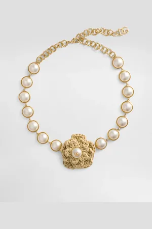Dolce & Gabbana Flower Necklace - Woman Bijoux Metal Onesize