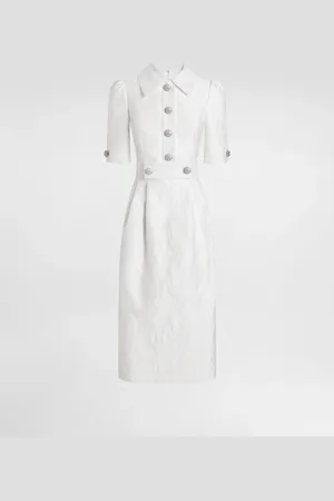 Dolce & Gabbana Floral Jacquard Dress - Woman Dresses 38