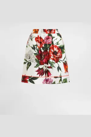 Dolce & Gabbana Flower- Shorts - Woman Pants And Shorts 36