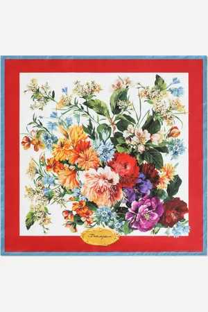 Dolce & Gabbana 50x50 Silk Twill Foulard - Woman Scarves And Silks Onesize