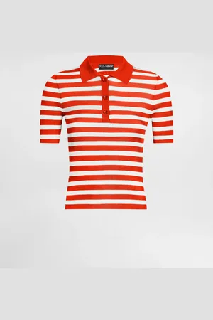 Dolce & Gabbana Viscose Polo - Woman T-shirts And Sweatshirts 40