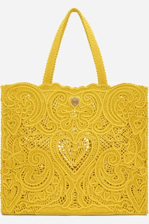 Dolce & Gabbana Large Beatrice Shopper - Woman Tote Bags Cotton Onesize