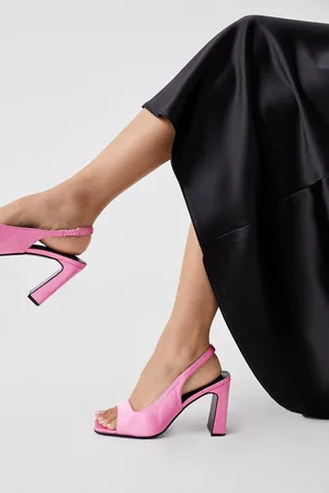 Dorothy Perkins Womens Pink Synthetic Slingback Heel UK 6 – Preworn Ltd