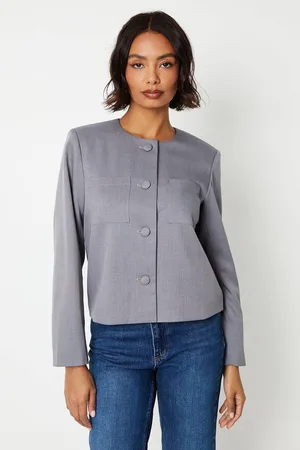 Dorothy Perkins Womens Pocket Front Blazer