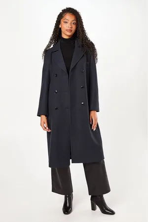 Dorothy Perkins Womens Double Breasted Maxi Coat