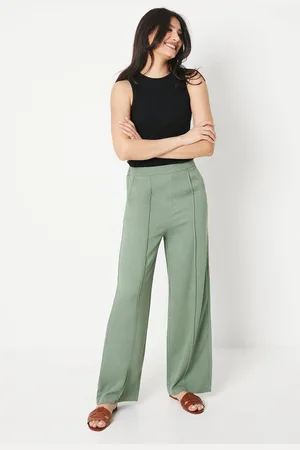 Dorothy Perkins Womens Pleat Front Wide Leg Trouser