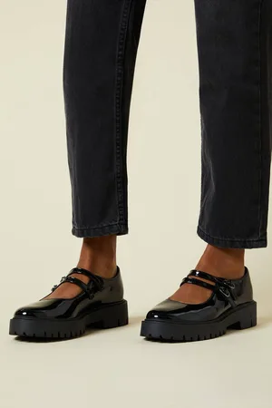Dorothy Perkins Womens Vada Double Strap Mary Jane Chunky Shoes