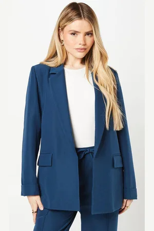 Dorothy Perkins Womens Ruched Turn Up Sleeve Blazer