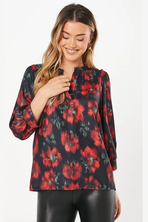 Dorothy Perkins Womens Berry Overhead Blouse