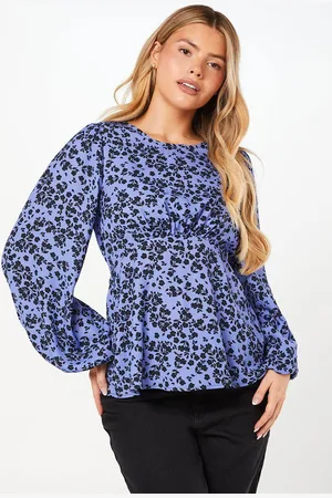Dorothy Perkins Womens Ditsy Long Sleeve Tea Blouse