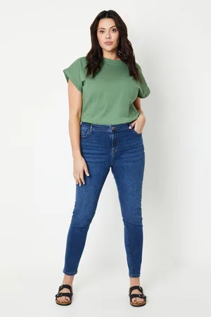 Dorothy Perkins Womens Curve Comfort Stretch Skinny Jeans
