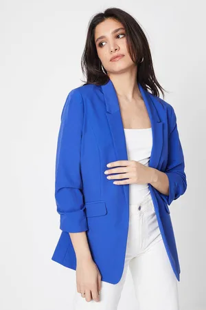 Dorothy Perkins Womens Tall Ruched Sleeve Blazer