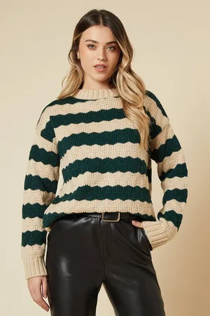 Dorothy Perkins Womens Stitch Crew Neck Jumper