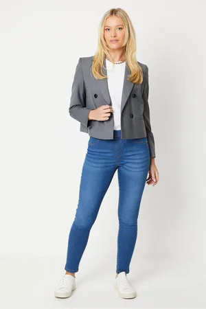Dorothy Perkins Womens Skinny Ankle Grazer Jeggings