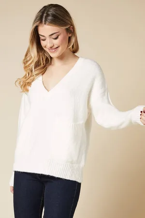 Dorothy Perkins Womens Pocket Front V Neck Jumper