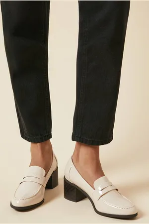 Dorothy Perkins Womens Lora Patent Heeled Loafers
