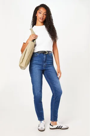 Dorothy Perkins Womens Tall Comfort Stretch Slim Mom Jean