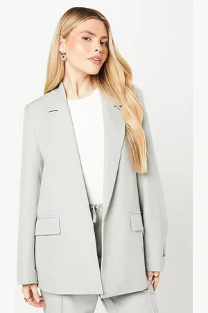 Dorothy Perkins Womens Ruched Turn Up Sleeve Blazer
